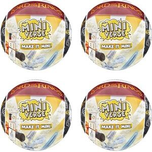 Make It Mini The Lord of The Rings Mini Collectibles Lot of 4